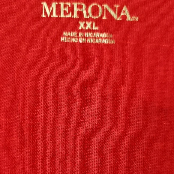 Merona Scarlet Short Sleeve V-Neck Tee - Picture 2 of 5